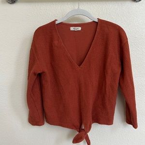 Madewell Cropped Tie Top